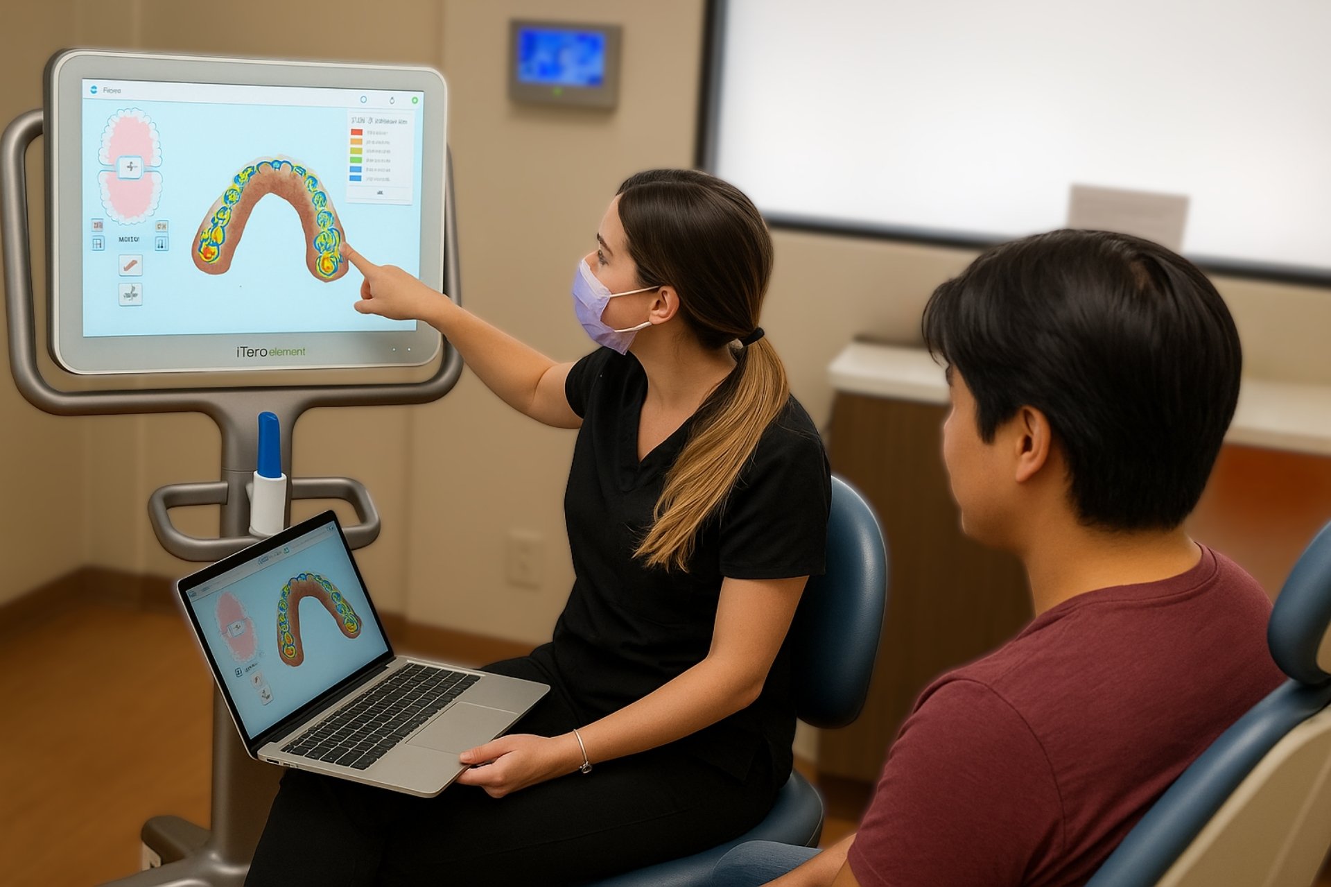 Escaneo dental 3D en clínica dental querétaro